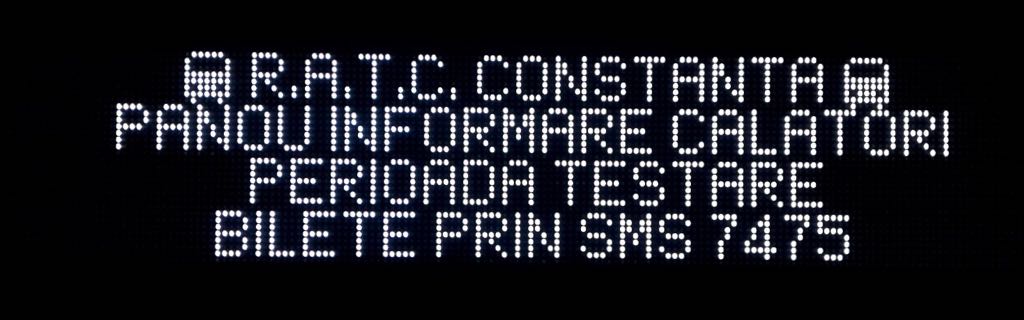 panouri led de informare stații ratc